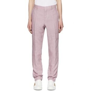 Men’s Burberry Pink/Purple Soho Trousers- European 48